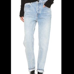 Alexander Wang boyfriend jean in light wash